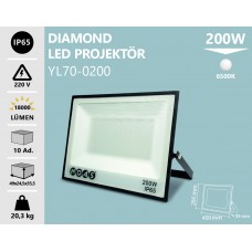 200W LED PROJEKTÖR BEYAZ